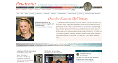 Desktop Screenshot of deirdremccloskey.com